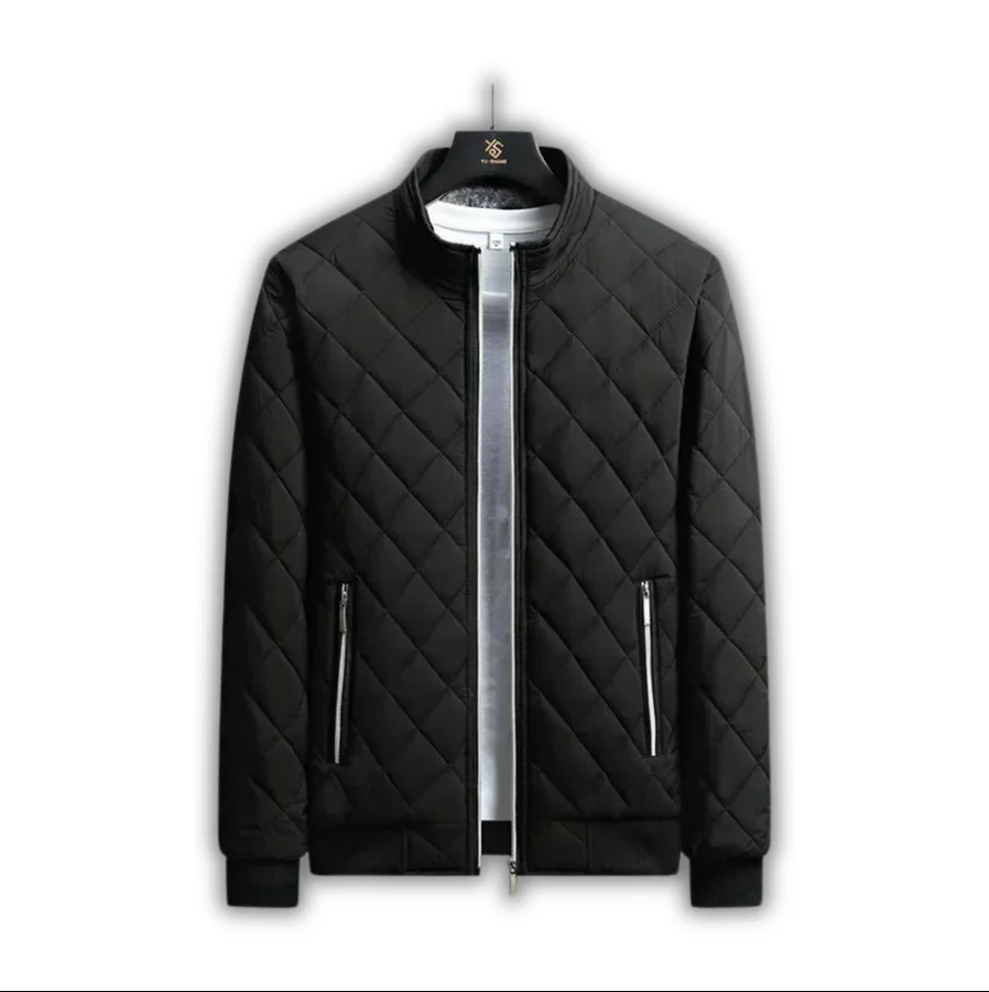 Wärmende Fleece-Winterjacke für Herren mit modischer Wattierung
