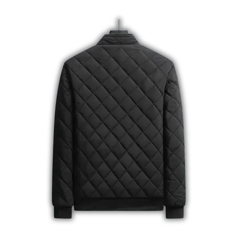 Wärmende Fleece-Winterjacke für Herren mit modischer Wattierung