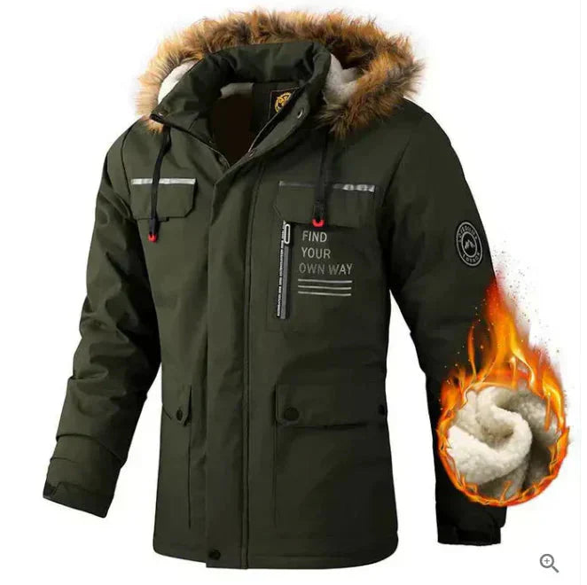 Wasserdichte Winterjacke für Herren - Komfort und Stil vereint
