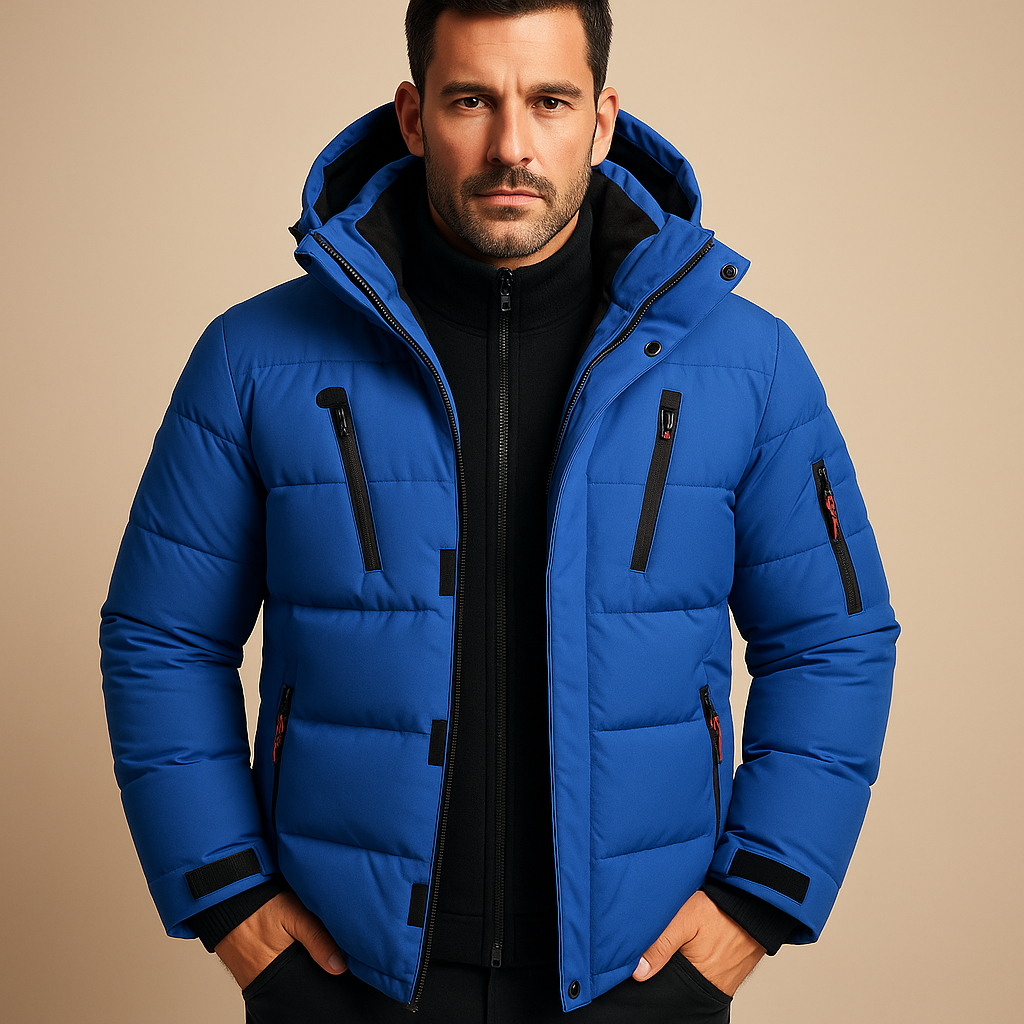 Wasserfeste Winterjacke mit warmem Futter für Herren | Joris