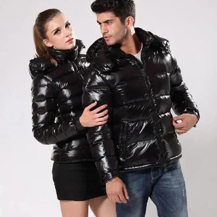 Wattierte Herren Winterjacke – Stilvoll und Warm für Kälte