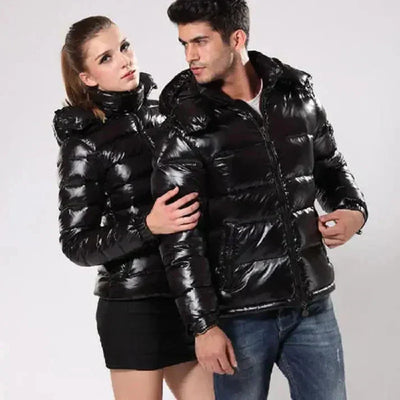 Wattierte Herren Winterjacke – Stilvoll und Warm für Kälte
