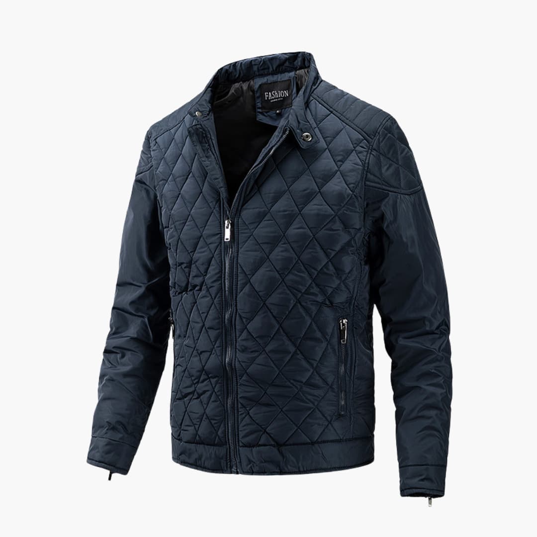 Wattierte Winterjacke mit Reißverschluss für stilvolle Geborgenheit