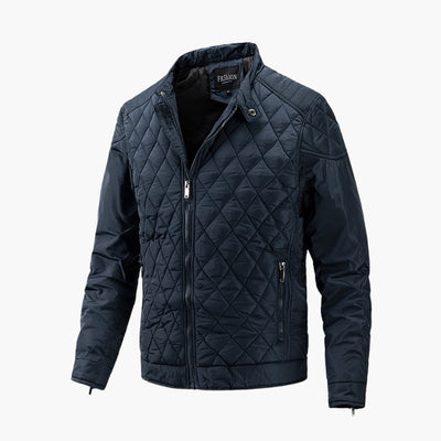 Wattierte Winterjacke mit Reißverschluss für stilvolle Geborgenheit