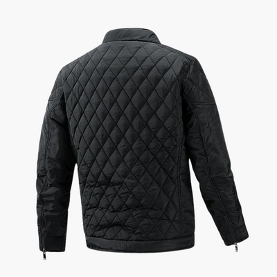 Wattierte Winterjacke mit Reißverschluss für stilvolle Geborgenheit