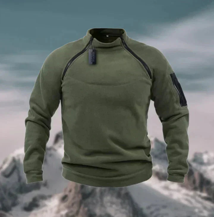 Wetterfester Fleece-Pullover für Herren – Ideal für Outdoor-Abenteuer