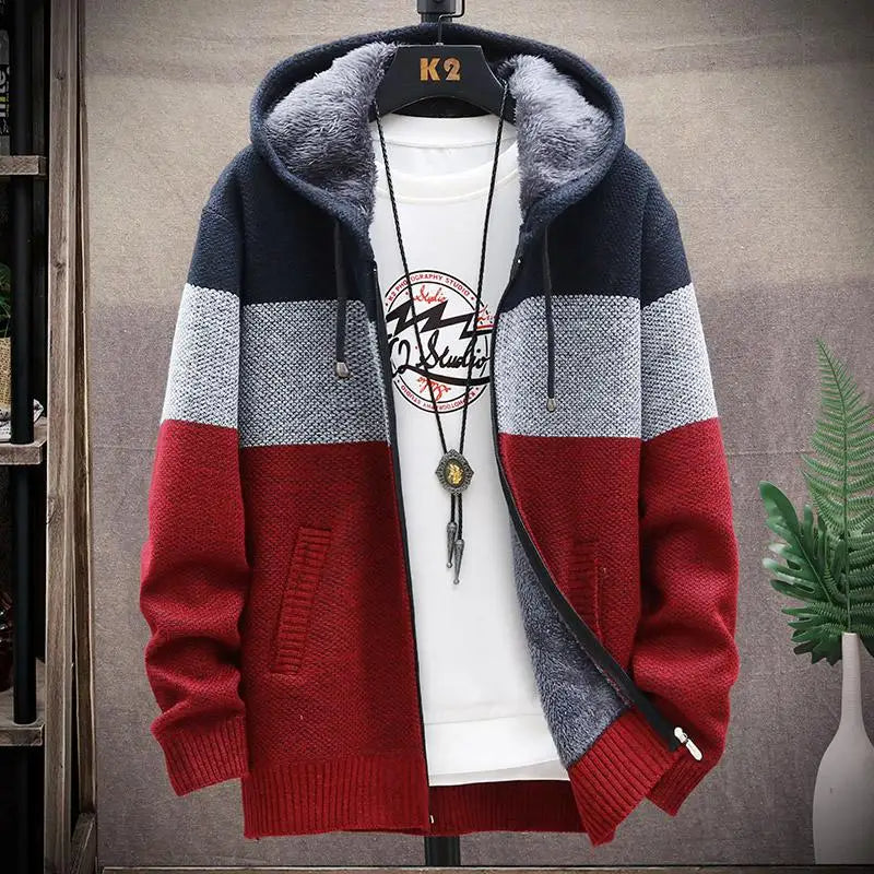 Schlichte Strickjacke für Herren