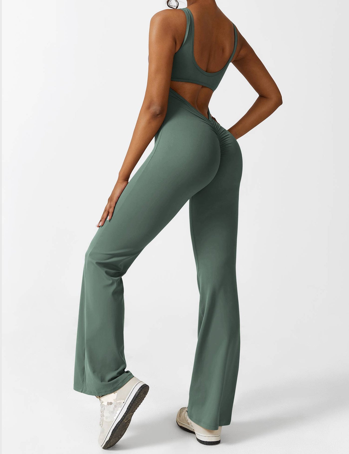 Sienna | Rückenfreier Flare-Jumpsuit