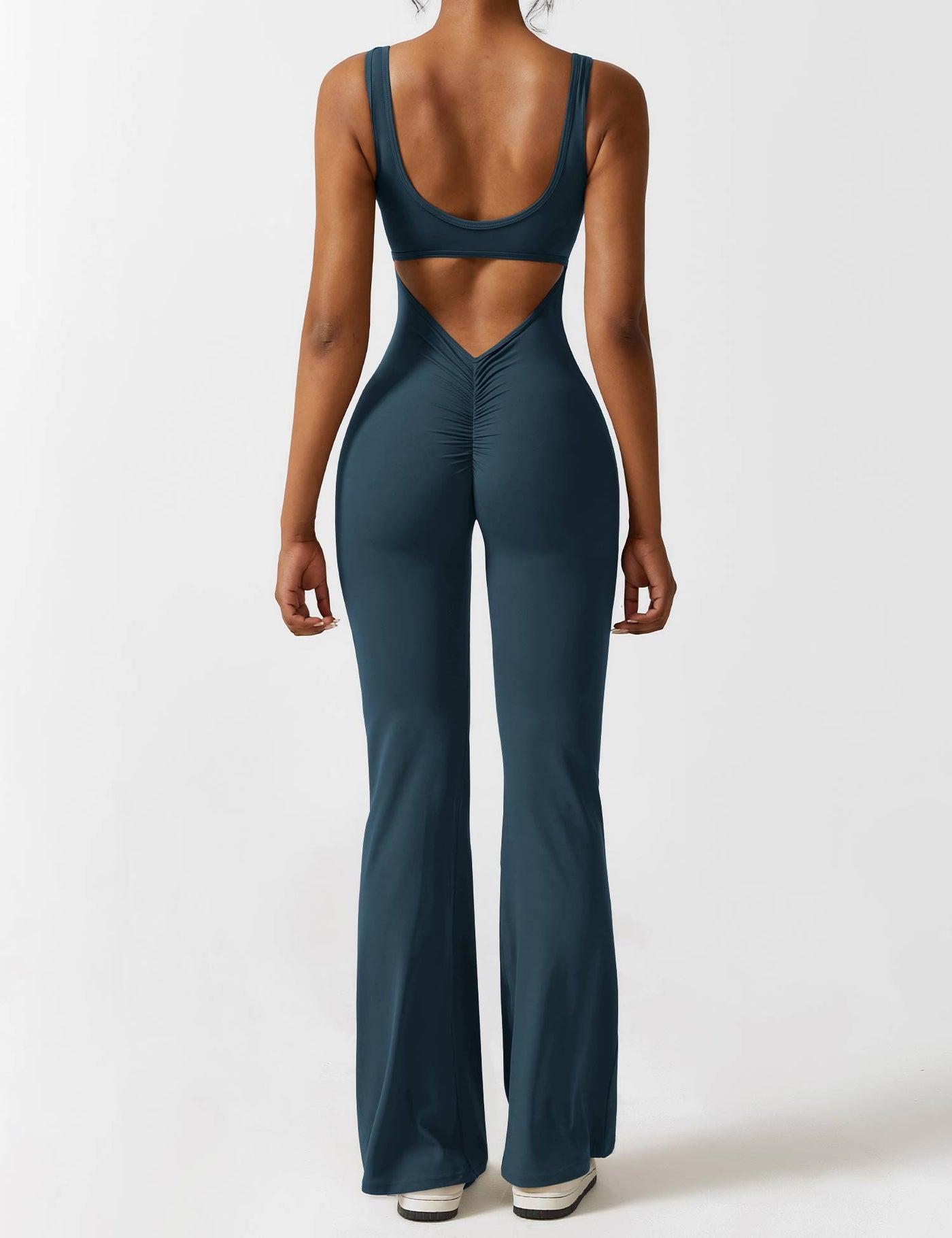 Sienna | Rückenfreier Flare-Jumpsuit