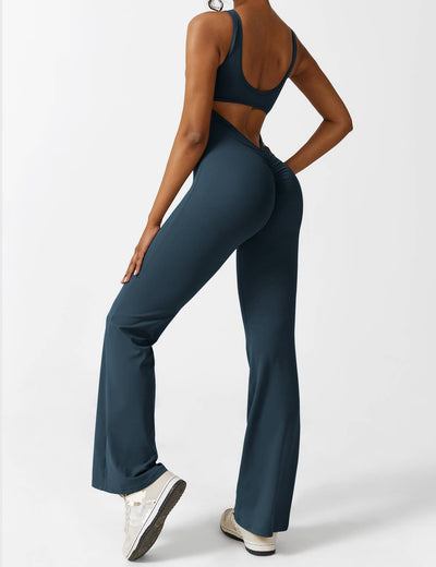 Sienna | Rückenfreier Flare-Jumpsuit