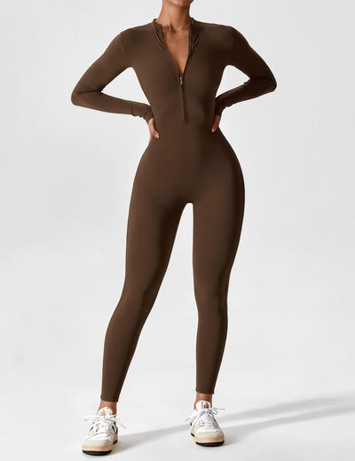 Lina | Nahtloser Full-Zip Bodysuit