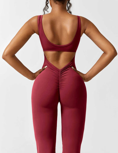 Sienna | Rückenfreier Flare-Jumpsuit