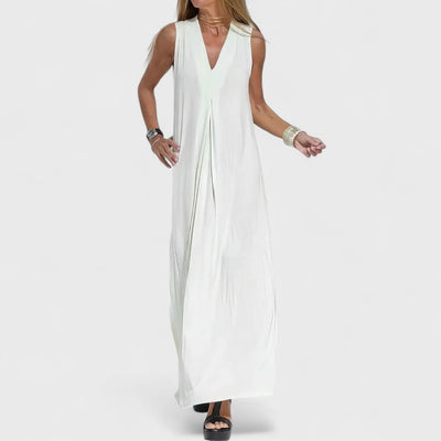 Livana – Maxikleid mit raffinierter Drapierung